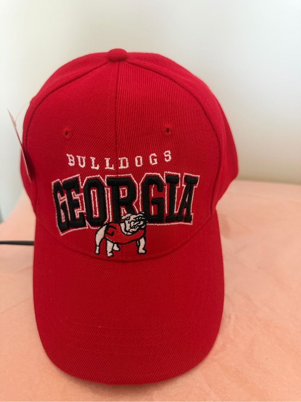 Georgia Bulldogs Red Embroidered Cap